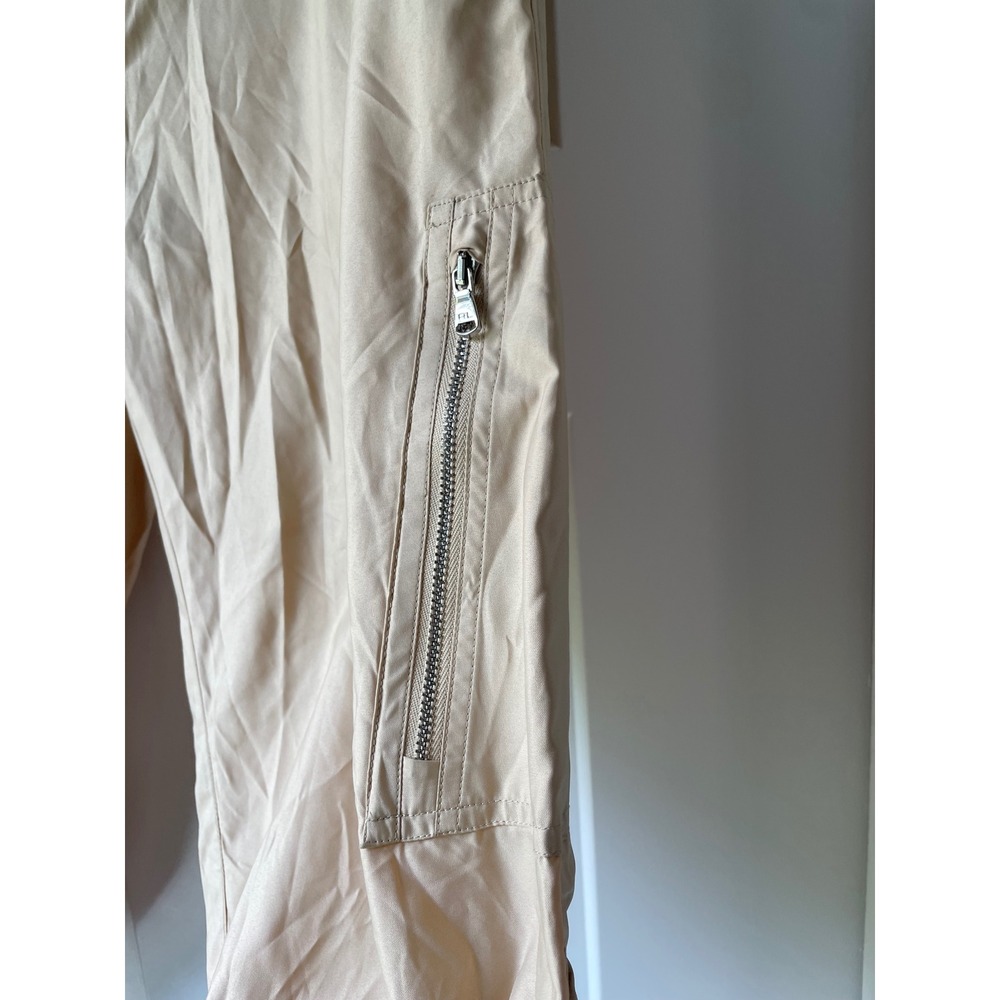 Y2K Ralph Lauren Golf Tan Khaki Cargo Capri Pants Adjustable Drawstring Cuffs - Picture 8 of 10